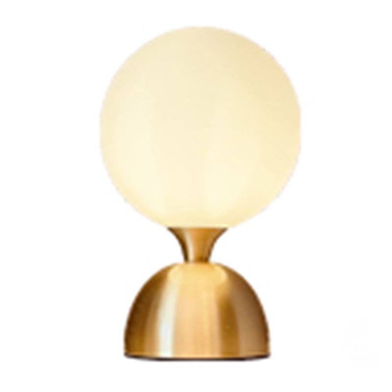 Lámpara de mesa de globo moderna 1 luz de mesa de luz