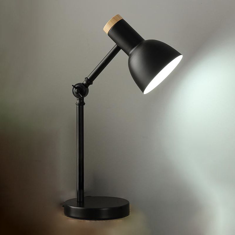 Macchero in metallo Light 1 luci da letto da letto da letto con tonalità a campana