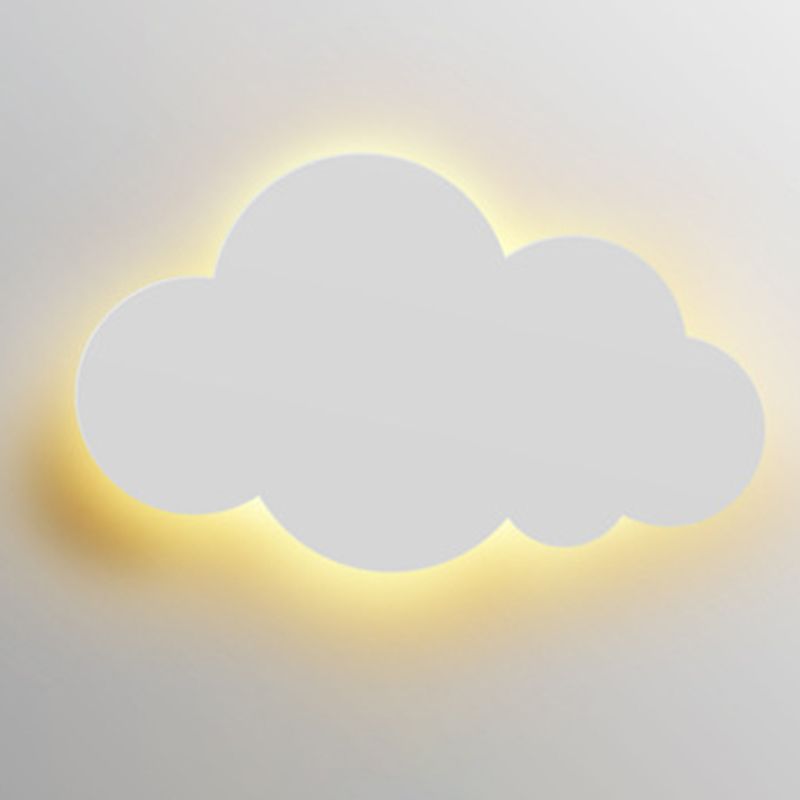 Cloud Shape Macaroon Wall Light Sconce Colorful Acrylic Shade Wall Lamp for Bedroom