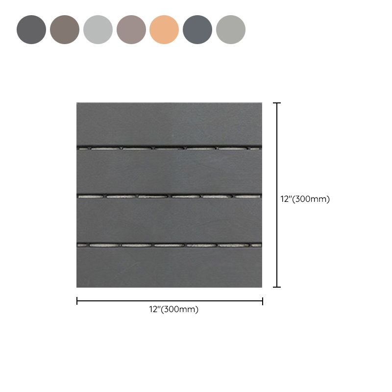 Composite Deck Flooring Tiles Interlocking Deck Flooring Tiles with Scratch Resistant