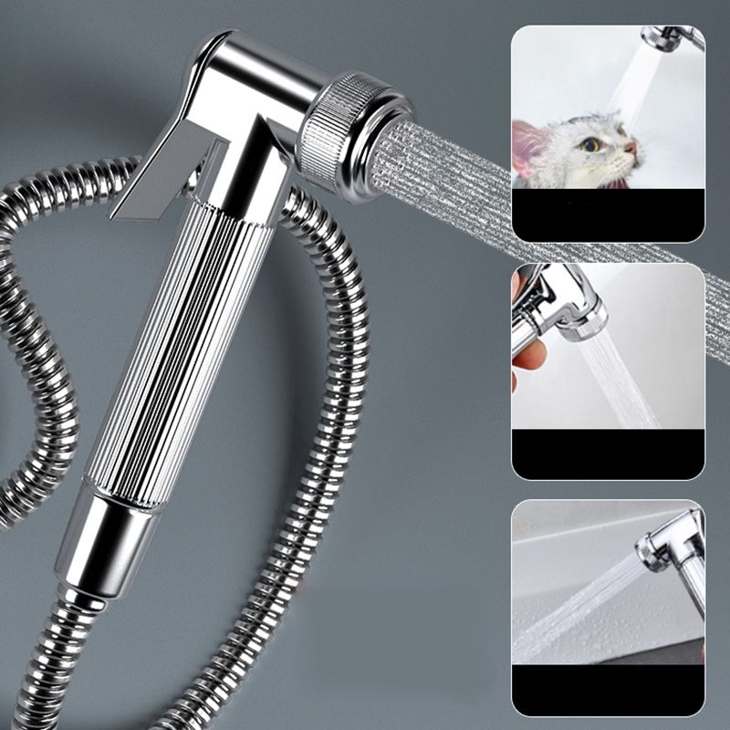 Wall Mounted Rectangle Shower System Spot Resist Copper Modern Style Shower System