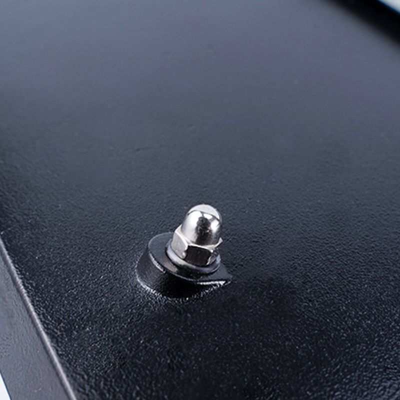 Modern Geometric Pillar Lamp Minimalist LED Solar Lighting Fixture for Garden