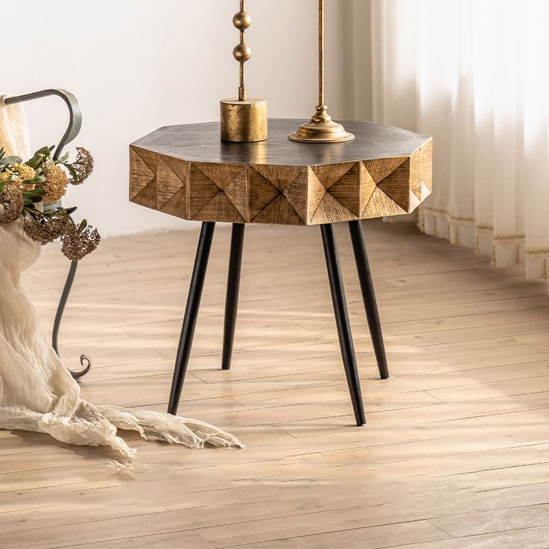 French Country Side Table Fully Assembled Accent Side Table for Bedroom