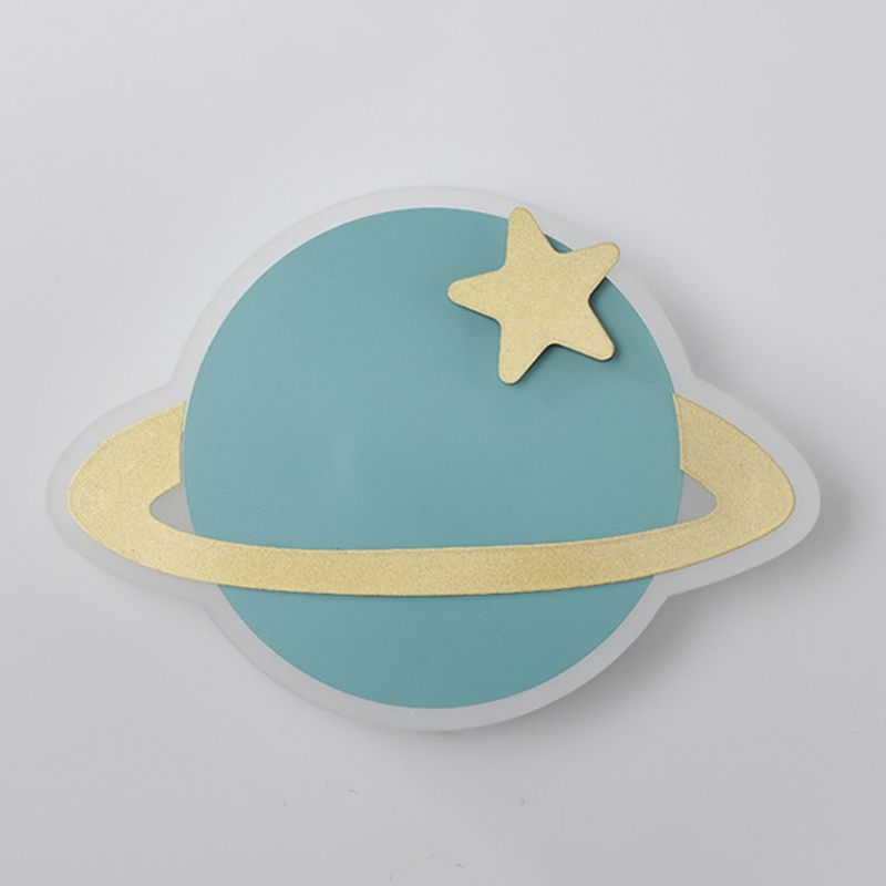 Wall Sconce Lighting Modern LED Metal Wall Mounted Light for Kids Bedroom