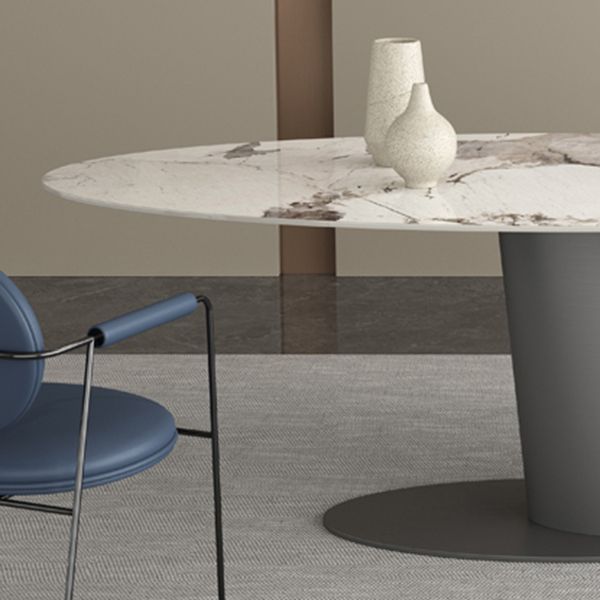 Modern Style Sintered Stone Dining Table Set 1/3/4/7 Pieces Dining Set