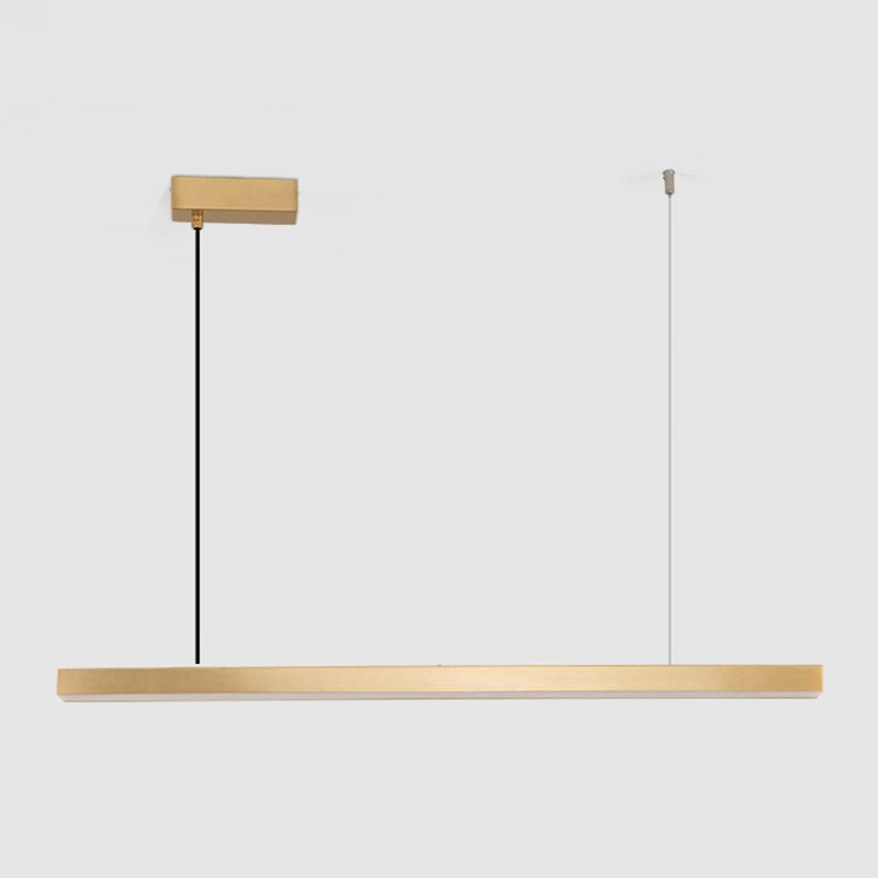 Island Pendant Light Simple Metal Dining Room LED Ceiling Pendant Light