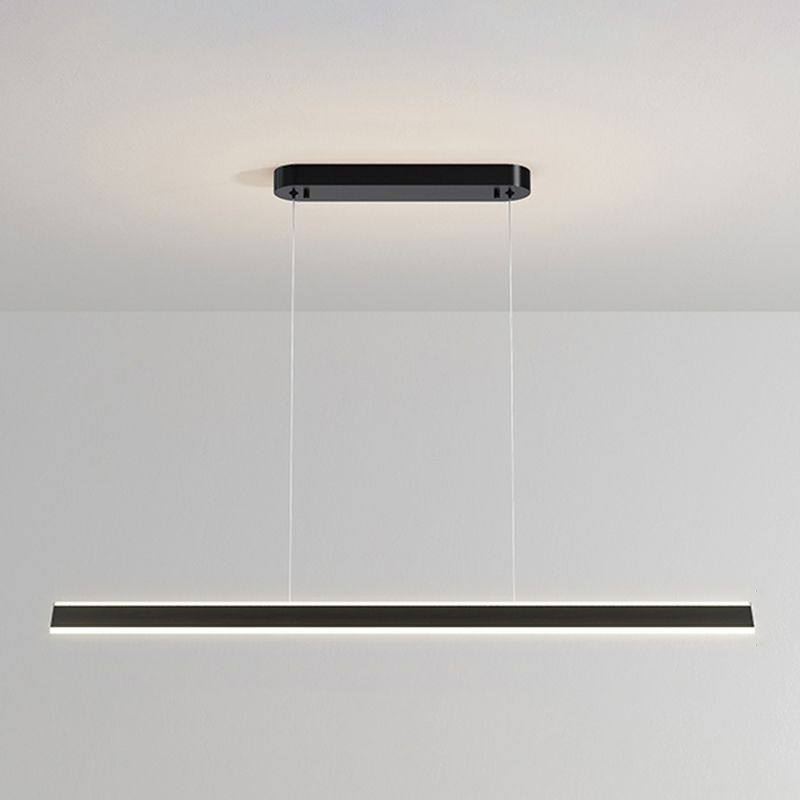 LED Island Lamp Modern Island Hanging Lamp with Acrylic Shade for Bedroom