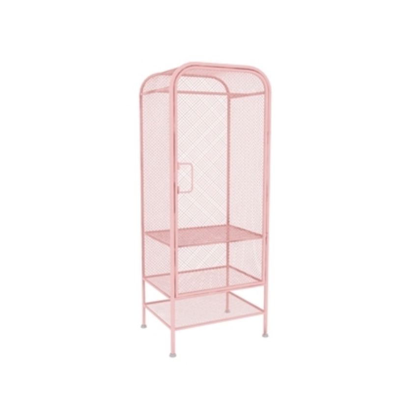 Metal Wardrobe Cabinet Modern Style Clothes Rail Wardrobe Armoire