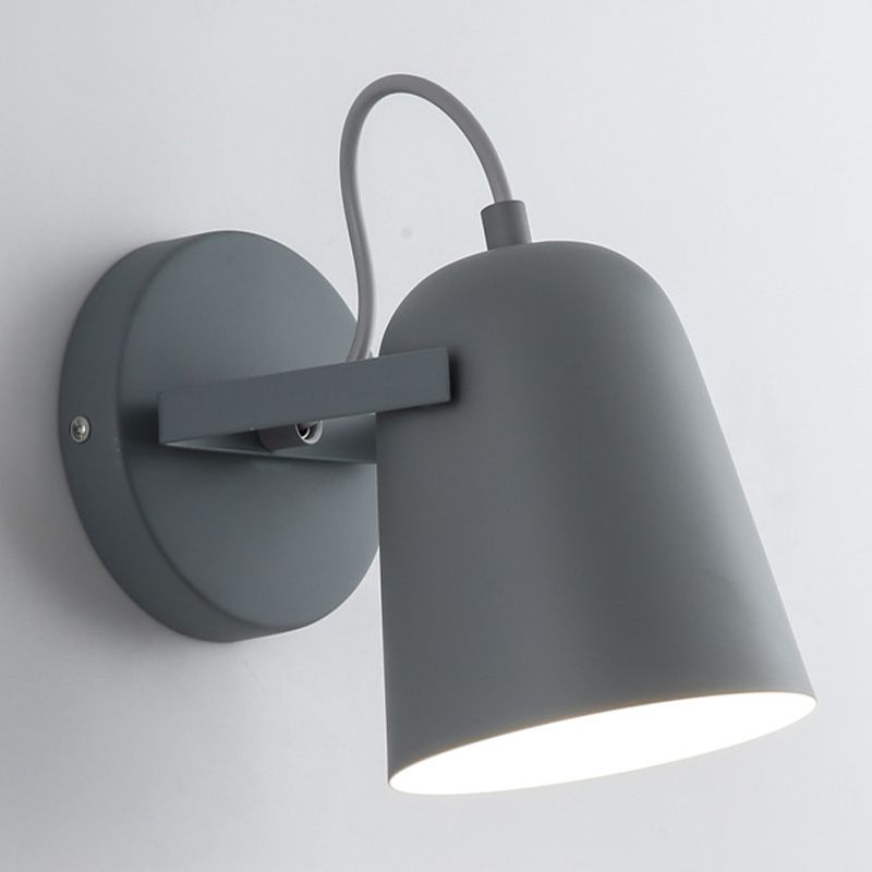 Modern Elongated Dome Shape Wall Sconce Lights Metal 1 Light Wall Light for Living Room
