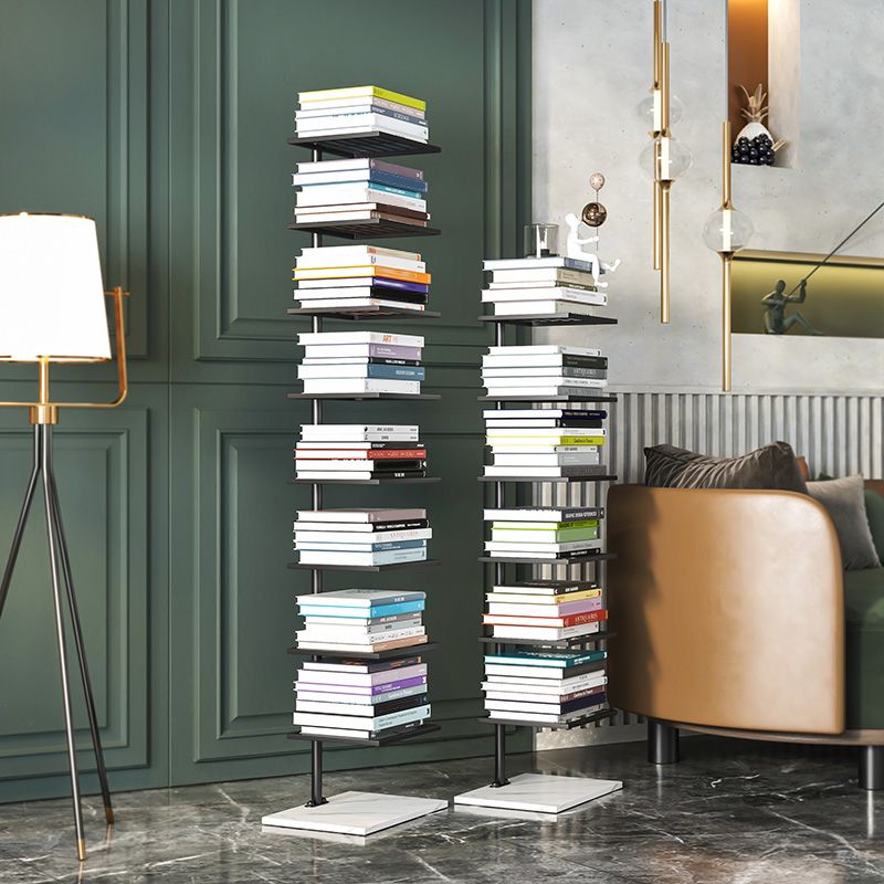Bibliothèque d'étagère verticale de style moderne à style moderne pour usage domestique