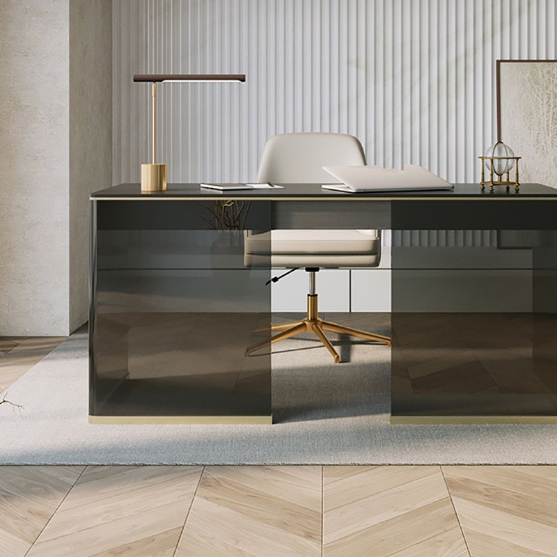 Modern Swivel Chair Adjustable Seat Height No Arms Office Chair