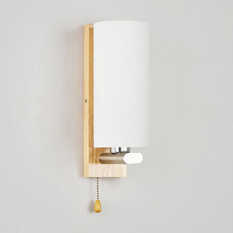 Minimalist Style Wall Mount Light Glass Bedside Wall Sconce Light