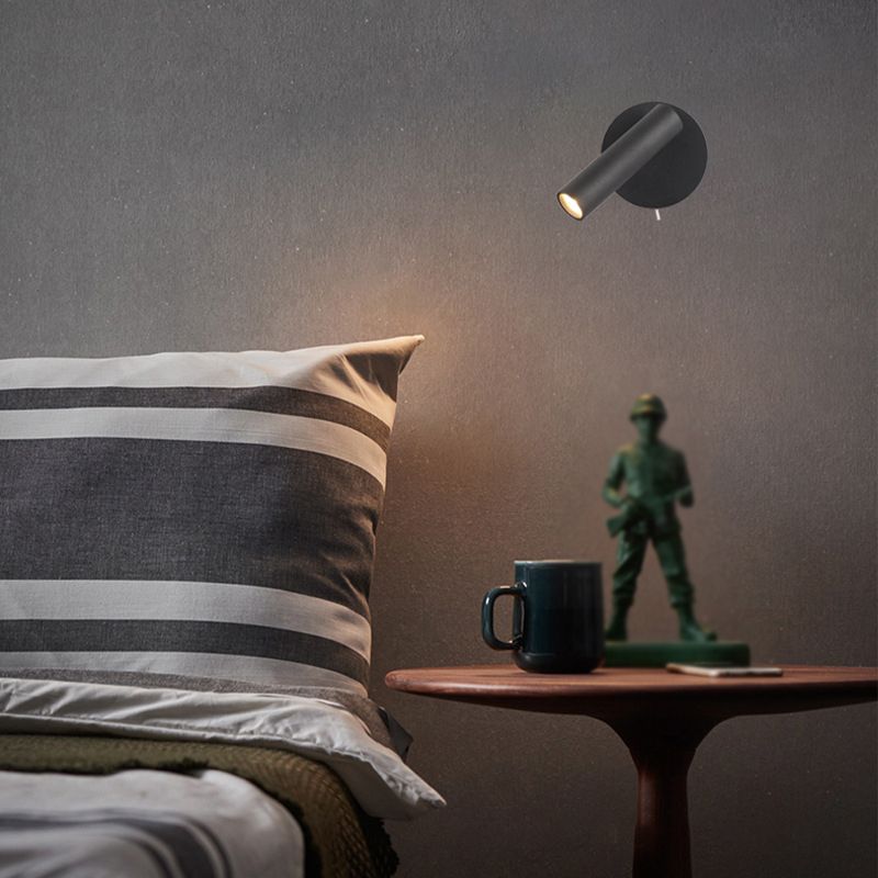 Hedendaagse minimalistische metalen wandconstructie Licht met acrylschaduw voor slaapkamer