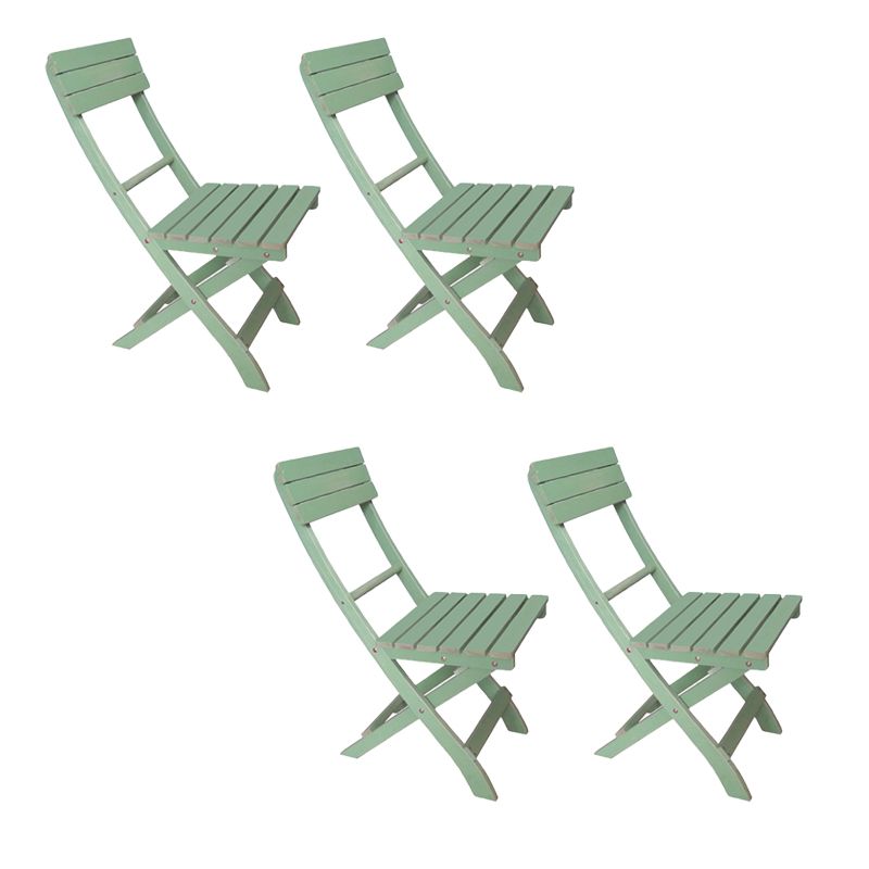 18" Wide Contemporary Side Chair Green Armles Dining Side Chair