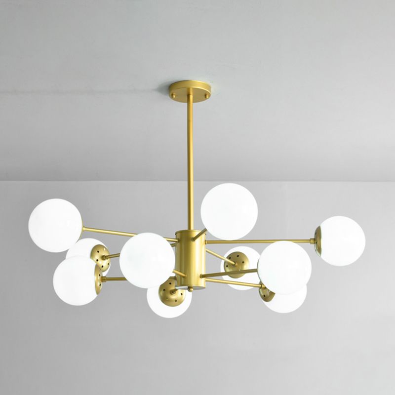 Contemporary Spherical Pendant Chandeliers Glass Chandelier Lighting Fixtures