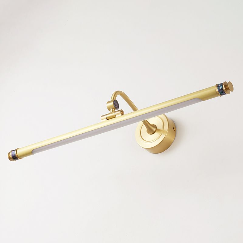 LED Vanity Light Fixtures Traditional Mirror Front Lighting with Acrylic Shade