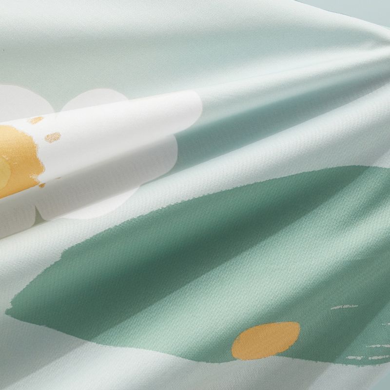 Twill Fitted Sheet Printed Cotton Fade Resistant Breathable Fitted Sheet