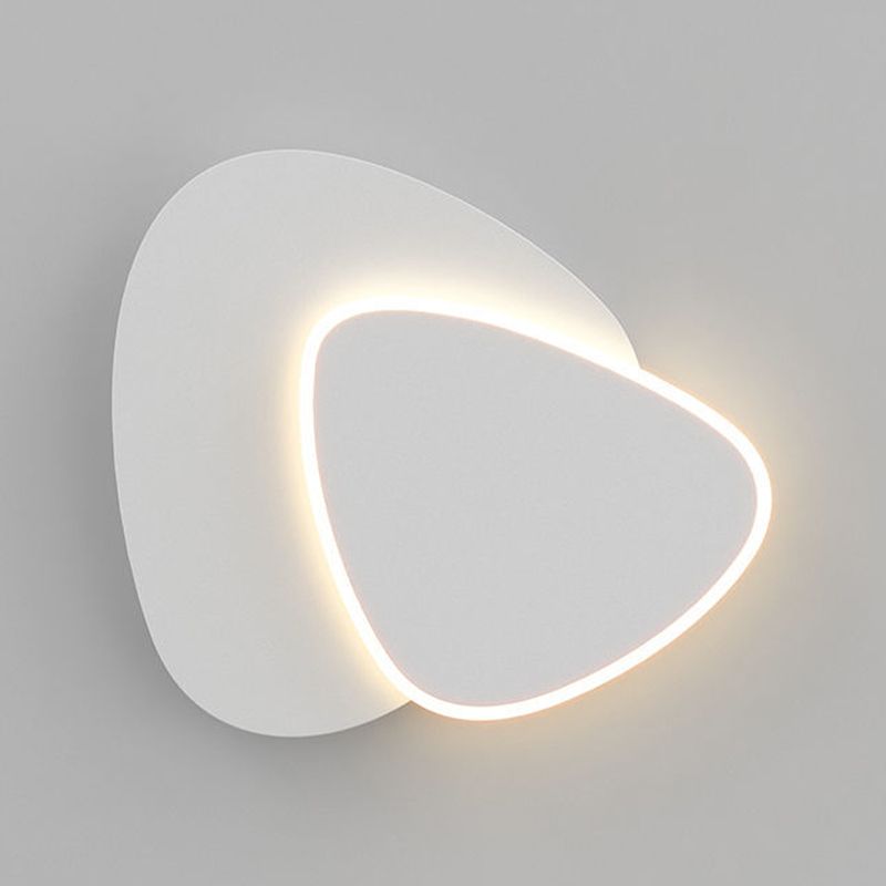 Modern Style Geometry Shape Wall Sconce Metal Light Sconces for Bedroom