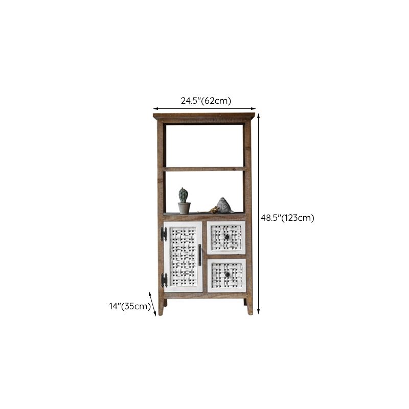 Industrial Rectangle Bar Pulls Accent Cabinet With Doors Cabinet