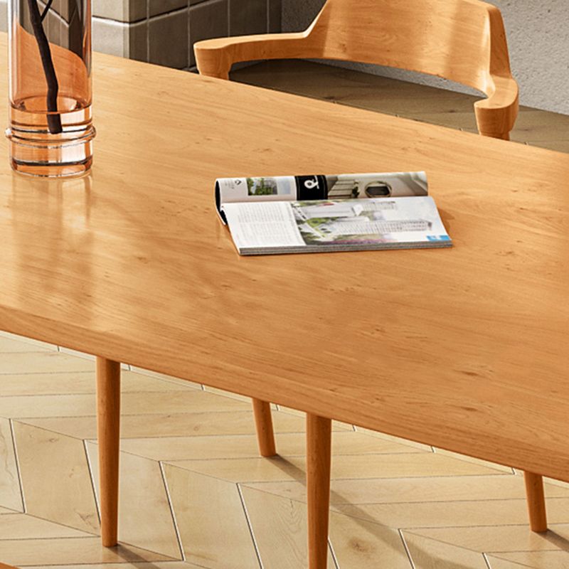 Modern 1/4/5/6 Pieces Dining Set Rectangle Pine Wood Dining Table for Kitchen