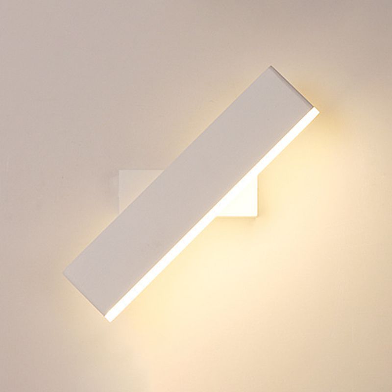 Modern Rotatable Wall Mount Light Simple Wall Sconce Light with Acrylic Shade for Bedroom