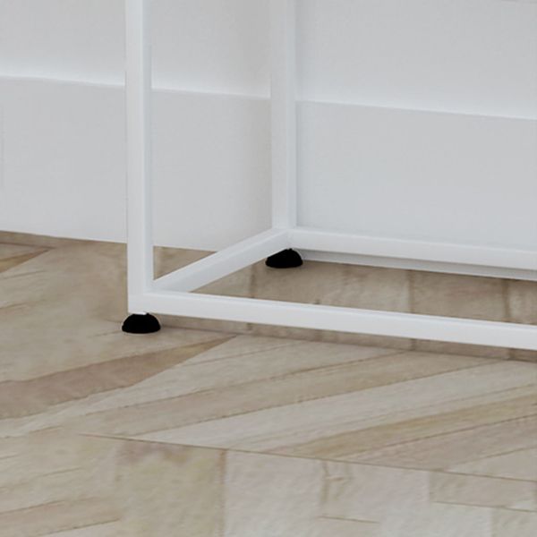 Iron Rectangle Console Table Modern Frame Base Accent Table for Hall