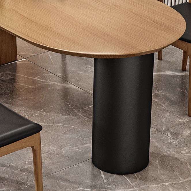 Pine Solid Wood Dining Table Free Form Dining Table for Dining Room