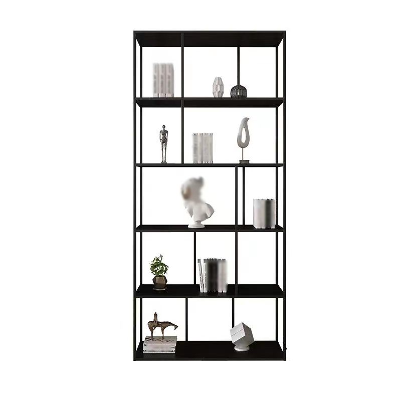 Modern Style Metal Bookshelf Open Shelf Bookcase for Study Room