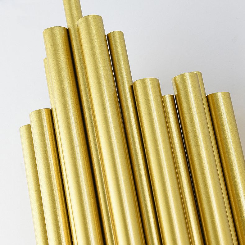 Gouden wandlamp met 4 licht in moderne creatieve stijl smeedijzeren stagger wandlicht