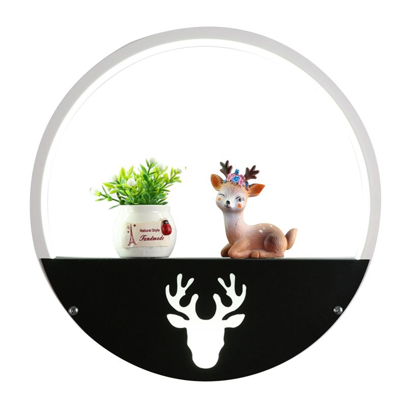 Metal Wall Sconce Lighting Simple LED Sconce Light Fixture for Bedroom