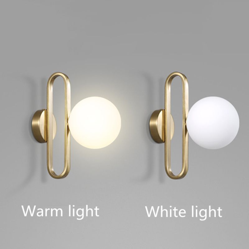 1 application murale de nuance en verre clair de style nordique