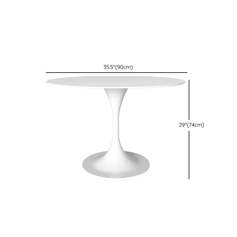 Dining Room Dinner Kitchen Table Tulip Base Round Dining Table