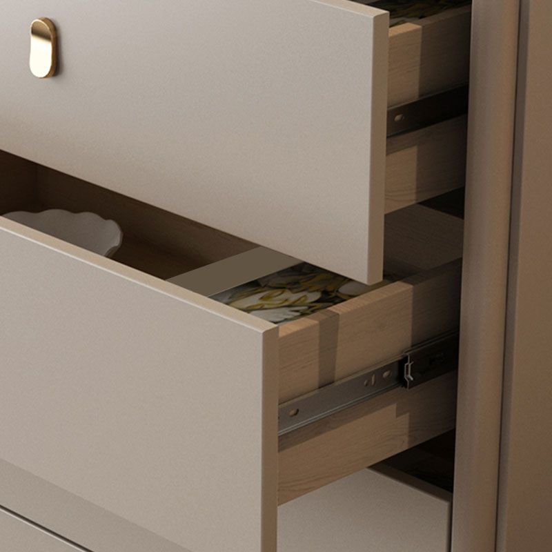 Glam Stone Storage Chest Home Horizontal Chest with Metal Legs