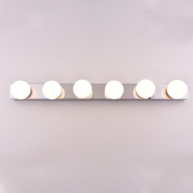 Metal Ball Vanity Lighting Contemporary Style Multi Lights Vanity Sconce Lights
