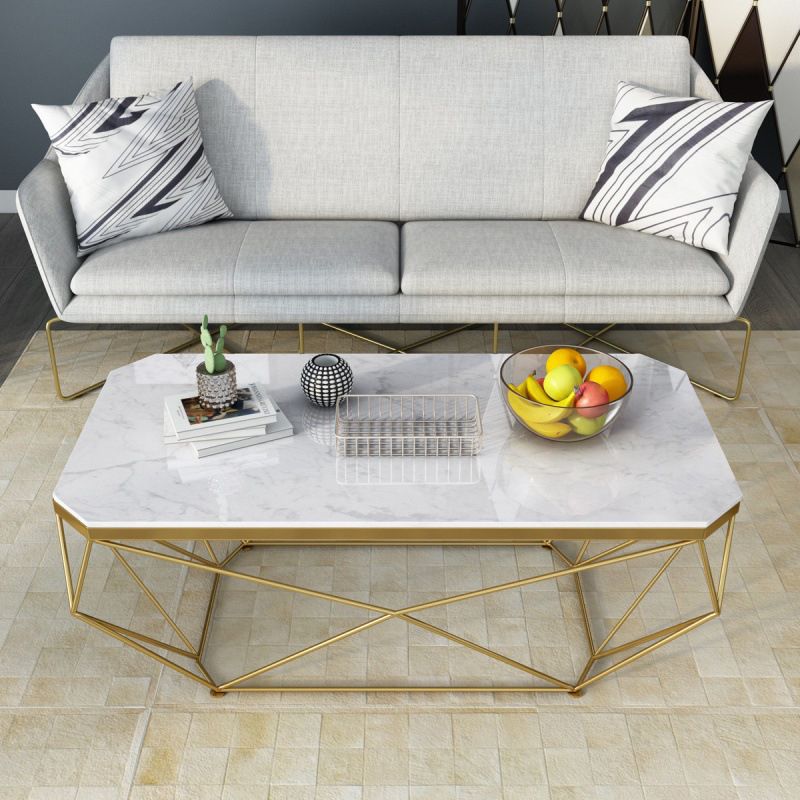 Frame Base Rectangular Modern Style Rock Plate Table Plate Metal Bottom Frame Coffee Table