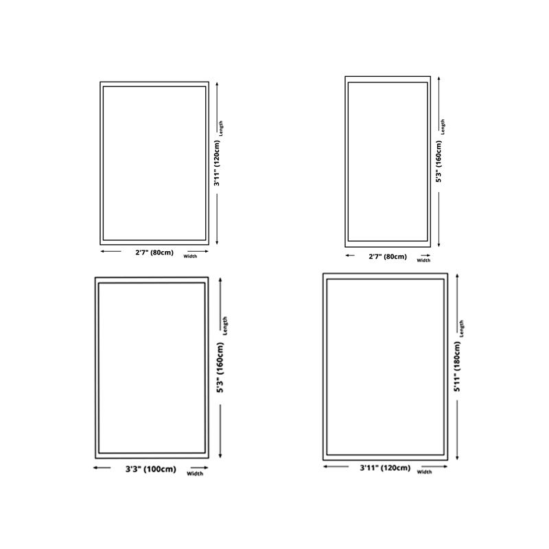 Modern Morandi Color Rug Stijlvolle polyester Area Rug vlekbestendig tapijt voor woonkamer