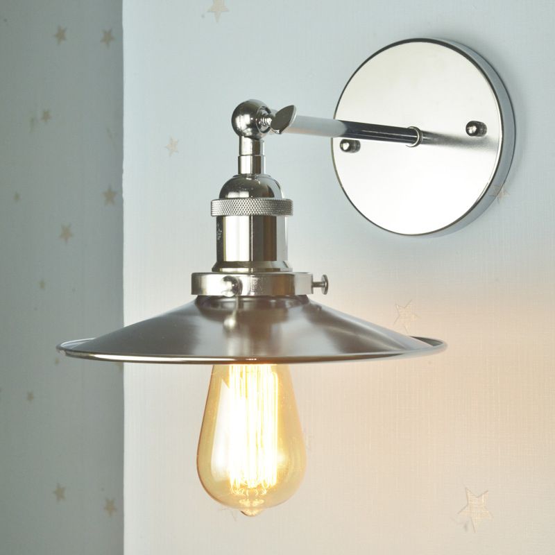 Bewaffnete Waschtisch Wandleuchten amerikanische Retro -Stil -Eisen -Eitelkeitslampe