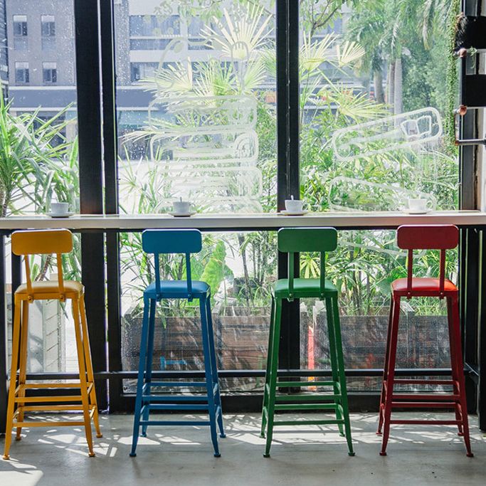 1/5 Pieces Wood Top Bar Table Set Modern Rectangle Pub Table Set