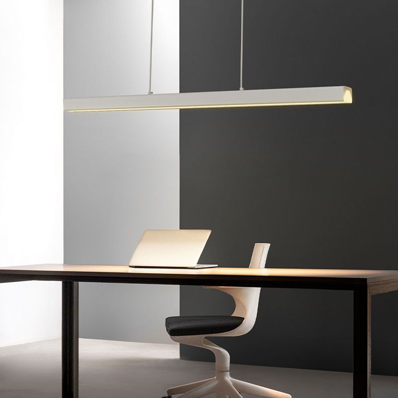 Simplicity LED Island Lighting Fixtures Dining Room Long Strip Hanging Lamp