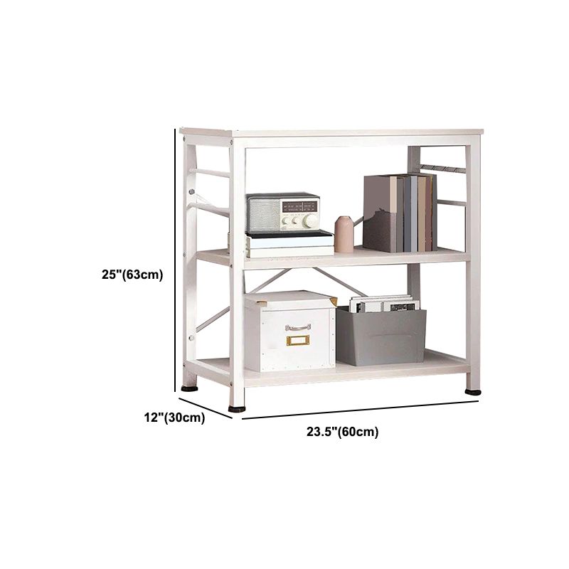 11.8" Wide Ladder Book Shelf Contemporary Style Home Metal Bookshelf