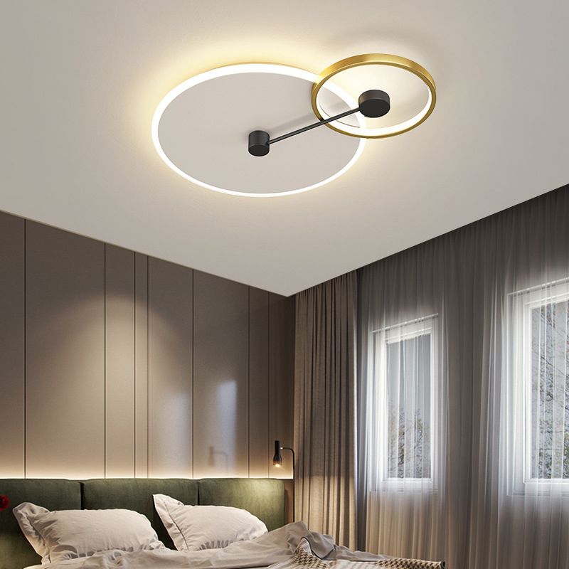 Geometrische inbouwverlichtingsarmaturen Eenvoud Acryl plafondverlichtingsarmaturen voor slaapkamer
