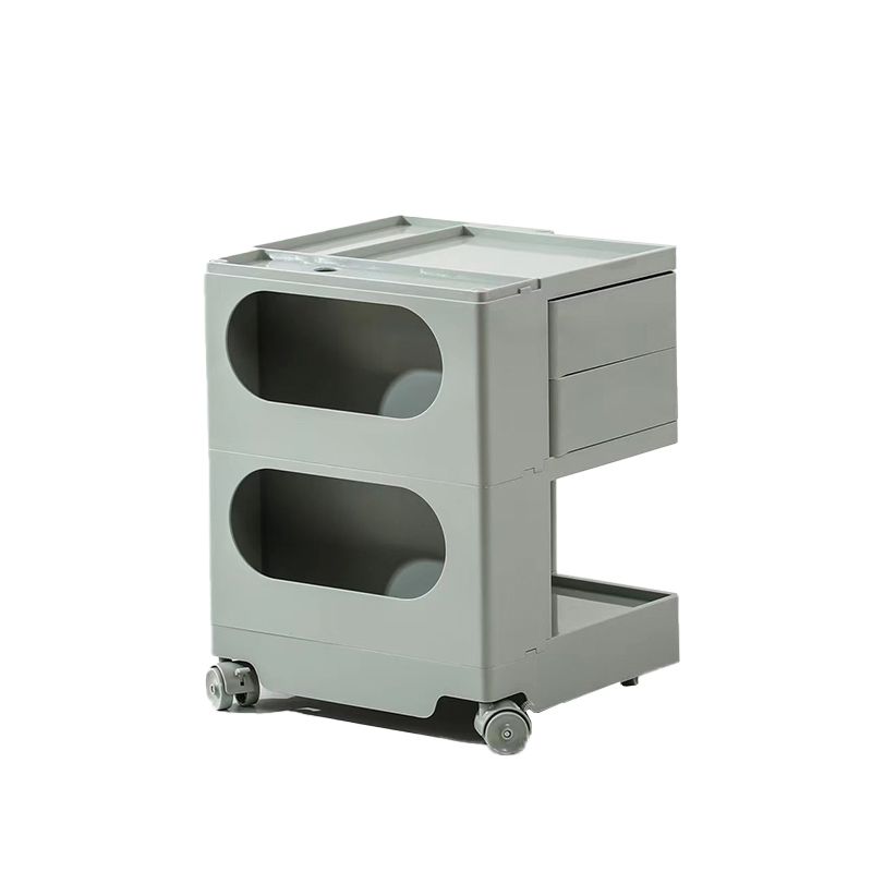 Modern Accent Side Table Square Metal Living Room Corner Table