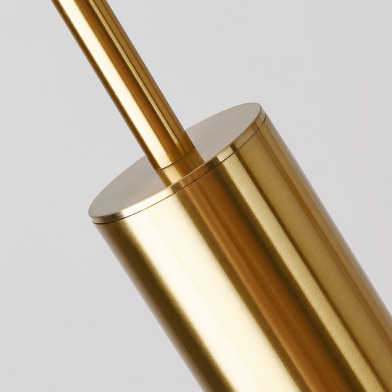 Electroplate aluminium LED hanglamp in moderne creatieve stijl acrylcilindroid hangende lamp