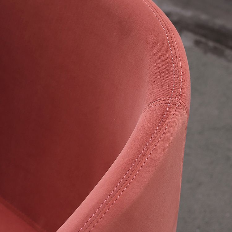 Mid-Century Modern Sled Accent Armchair Fixed Back Arm Chair for Living Room