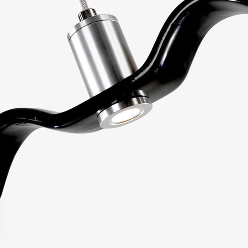 Nordic Artistic Seagull Pendant lampe à manger résine LED Hanging Light Kit