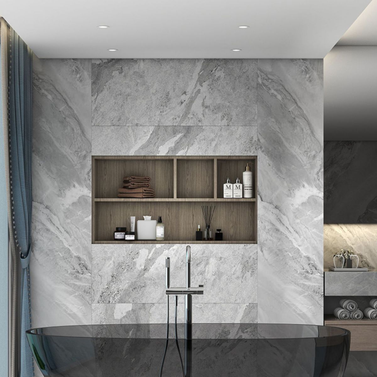 Modern Ellipse Bathtub Freestand Soaking Bathtub with Drain Bath Tub