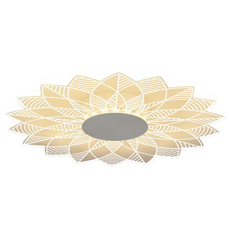 Ultrathin Acrilico Flush Mount Light Minimalista LED Clear Flushmount per Hallway