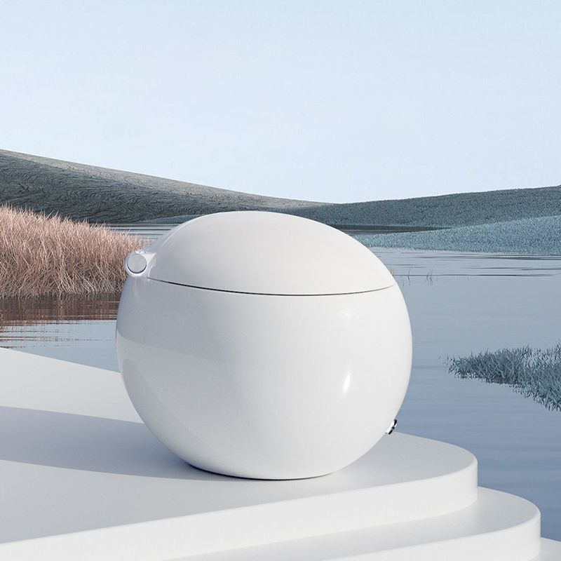 Modern Cotton White Floor Mounted Urine Toilet Siphon Jet Toilet Bowl with Toilet Seat