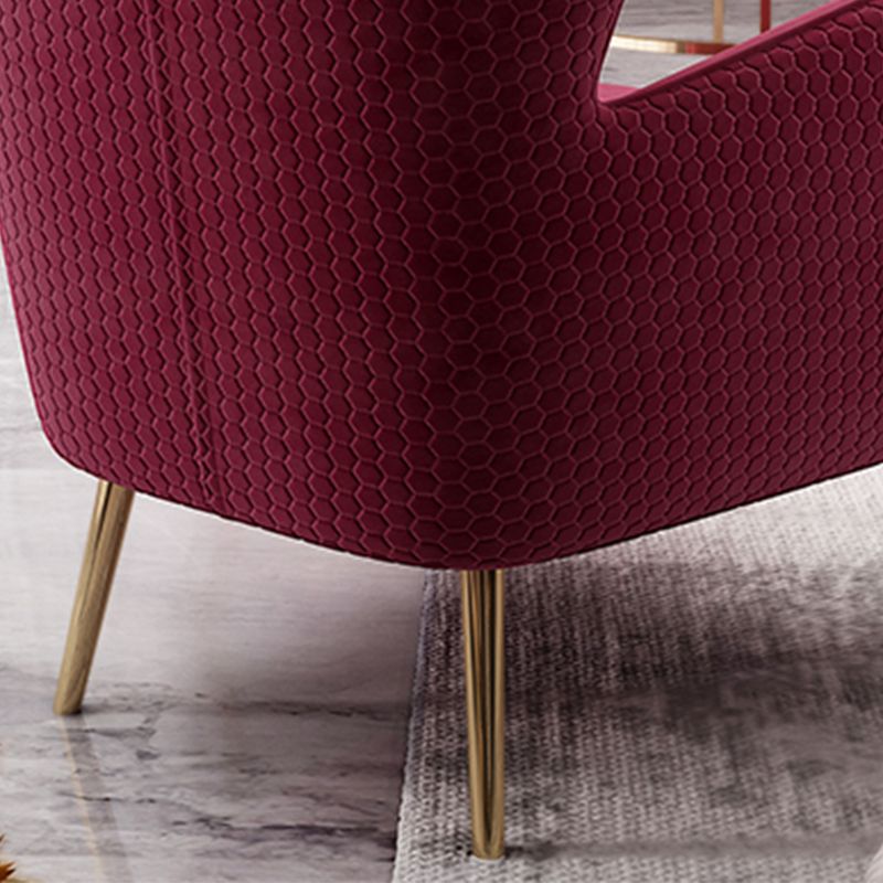 Scandinavian Wingback Chair, Accent Chair for Bedroom and Living Room