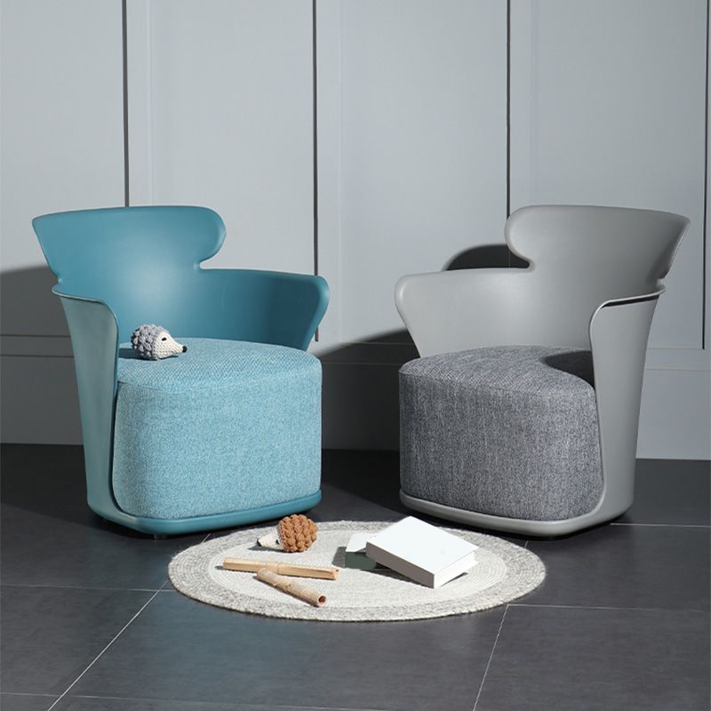 Arms Included Chair 27.5" L x 23.6" W x 29.9" H Linen Chair for Living Room